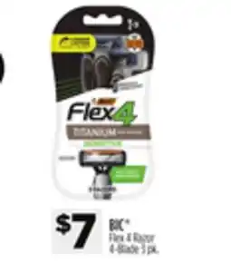 Dollar General BIC Flex 4 Razor 4-Blade offer