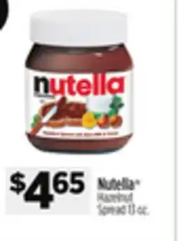 Dollar General Nutella Hazelnut Spread offer
