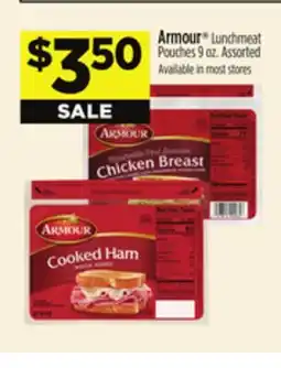 Dollar General Armour Lunchmeat Pouches offer