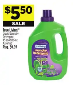 Dollar General True Living Liquid Laundry Detergent offer