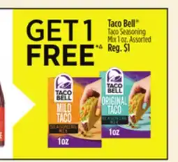 Dollar General Taco Bell Taco Seasoning Mix offer