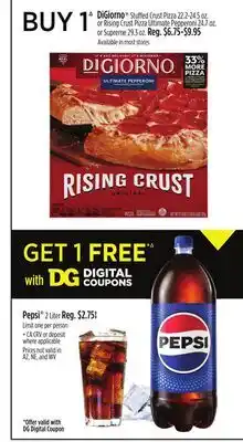 Dollar General DiGiorno Stuffed Crust Pizza offer