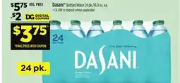 Dollar General Dasani Bottled Water offer