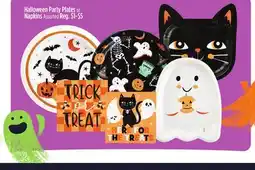 Dollar General Halloween Party Plates or Napkins offer