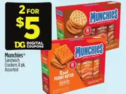 Dollar General Munchies Sandwich Crackers offer
