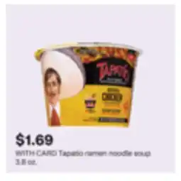 CVS Tapatío ramen noodle soup offer