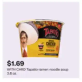 CVS Tapatío ramen noodle soup offer