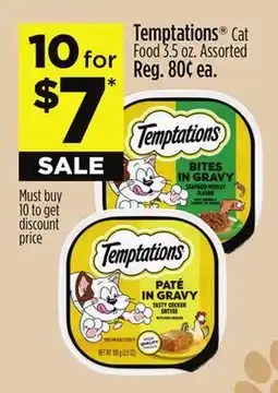 Dollar General Temptations Cat Food offer
