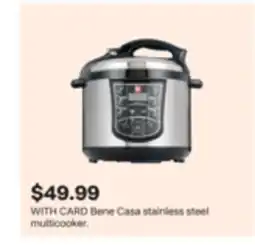 CVS Bene Casa stainless steel multicooker offer