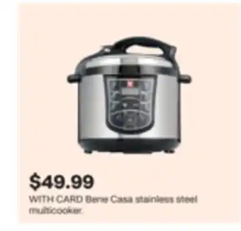 CVS Bene Casa stainless steel multicooker offer