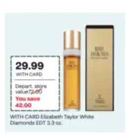 CVS Elizabeth Taylor White Diamonds EDT offer