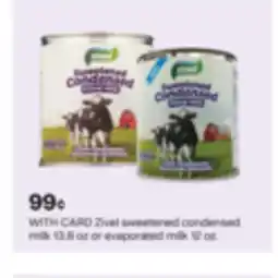 CVS Zivel sweetened condensed milk 13.8 oz or evaporated milk 12 oz offer