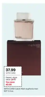 CVS Calvin Klein euphoria men EDT offer