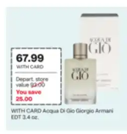 CVS Acqua Di Gio Giorgio Armani offer