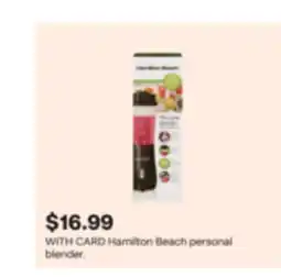 CVS Hamilton Beach personal blender offer