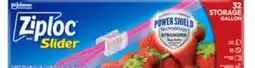 Target Ziploc Slider 32-ct food storage bags offer