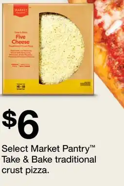 Target Select Market Pantry Take & Bake traditional crust pizza offer