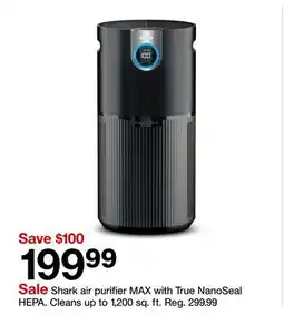 Target Shark air purifier MAX offer