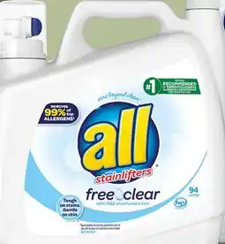 Target all 141-oz. Free Clear laundry detergent offer