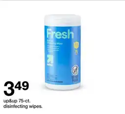 Target up & up 75-ct. disinfecting wipes offer