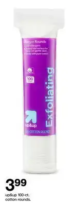 Target up & up 100 - ct. cotton rounds offer