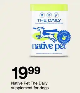 Target Native Pet Daily supplement offer