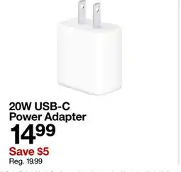 Target 20W USB-C Power Adapter offer