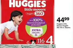 Target Huggies Little Movers HuggFit 360 116-ct. diapers offer