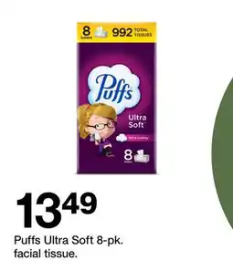 Target Puffs Ultra Soft 8-pk. facial tissue offer