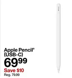 Target Apple Pencil (USB-C) offer