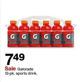 Target Gatorade 12-pk. sports drink offer