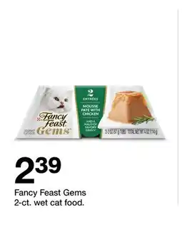 Target Fancy Feast Gems 2-ct. wet cat food offer
