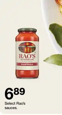 Target Select Rao's sauces offer