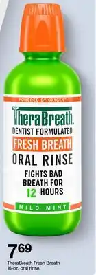 Target TheraBreath Fresh Breath 16-oz. oral rinse offer