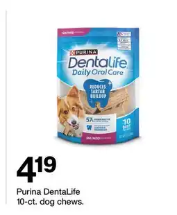 Target Purina DentaLife 10-ct. dog chews offer