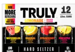 Target Select Truly more 12-pk. hard seltzers offer