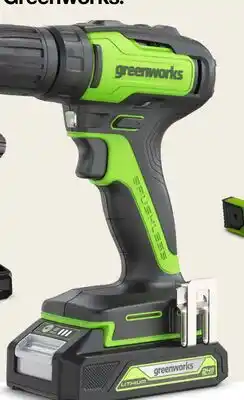 Target Greenworks POWERALL 24V cordless brushless drill/driver with 2Ah battery offer