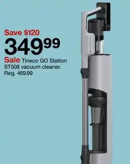 Target Tineco GO Station ST508 vacuum cleaner offer