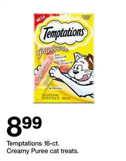 Target Temptations 16-ct. Creamy Puree cat treats offer