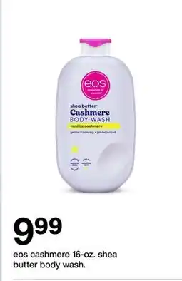 Target eos cashmere 16-oz. shea butter body wash offer