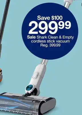 Target Shark Clean & Empty cordless stick vacuum offer