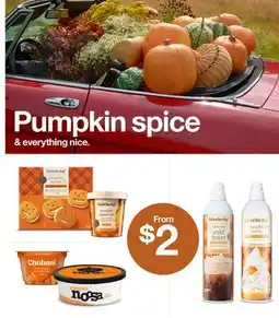 Target Pumpkin spice & everything nice offer