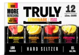 Target Truly & more 12-pk. hard seltzers offer
