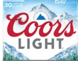 Target Select Coors & more 30-pk. light beer offer