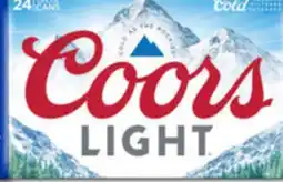 Target Select Coors & more 24-pk. light beer offer