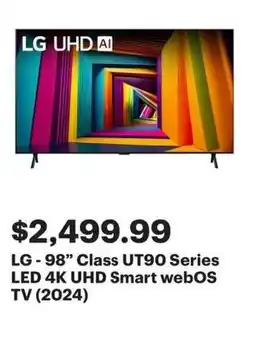 Best Buy LG-98" Class Series LED 4K UHD Smart webOS TV (2024) offer