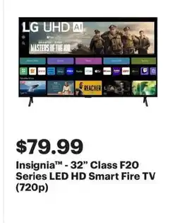 Best Buy Insignia-32" Class F20 Series LED HD Smart Fire TV (720p) offer