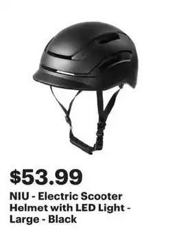 Best Buy NIU - Electric Scooter Helmet with LED Light offer