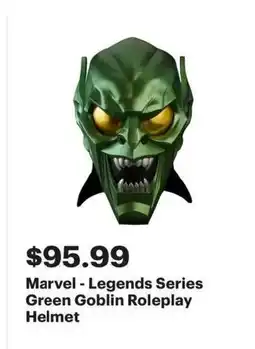 Best Buy Marvel - Legends Series Green Goblin Roleplay Helmet offer
