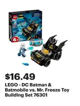 Best Buy LEGO DC Batman & Batmobile vs. Mr. Freeze Toy Building Set offer